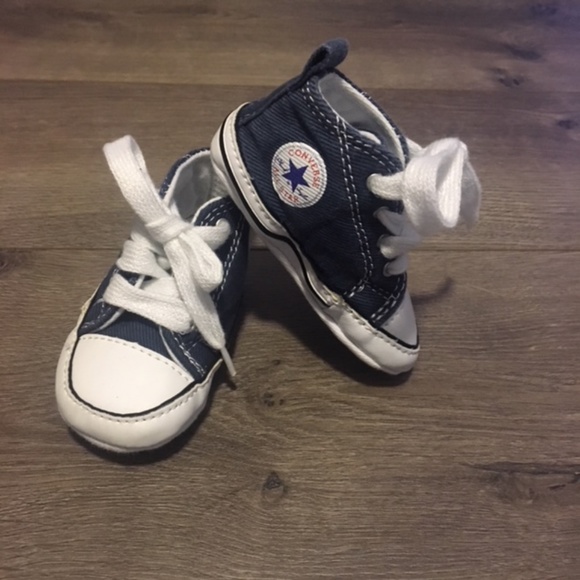 Converse Shoes Baby Chuck Taylor Crib Navy Poshmark
